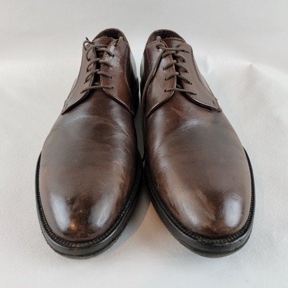 To Boot New York Adam Derrick Shoes Men\'s 11 Brown Leather Dress Derby Lace Up